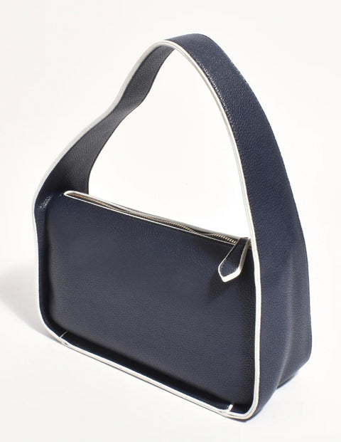 Clementine Contrast Shoulder Bag Navy