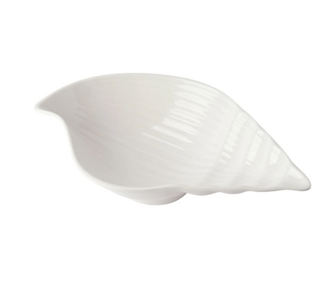 Melamine Conch Shell 40cm White