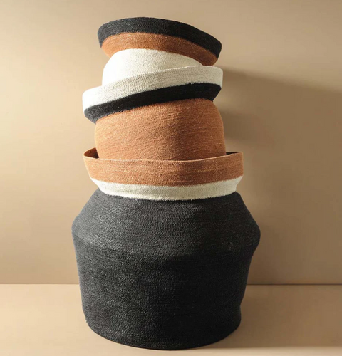 Contenere Black Tan Basket Medium