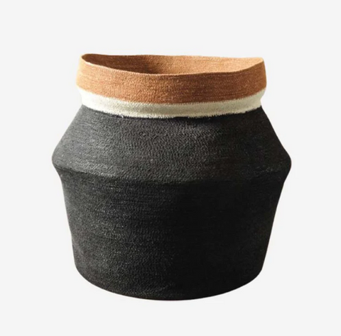 Contenere Black Tan Basket Large