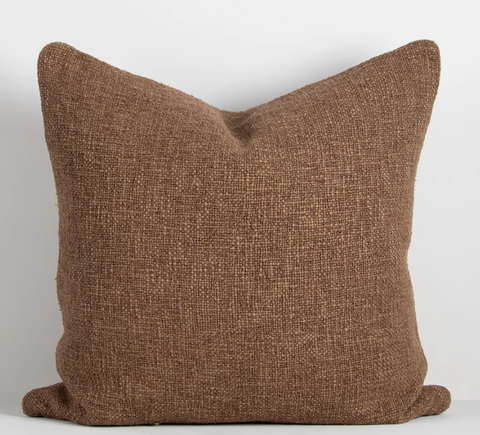 Cyprus Cushion - Cocoa 50 x 50cm