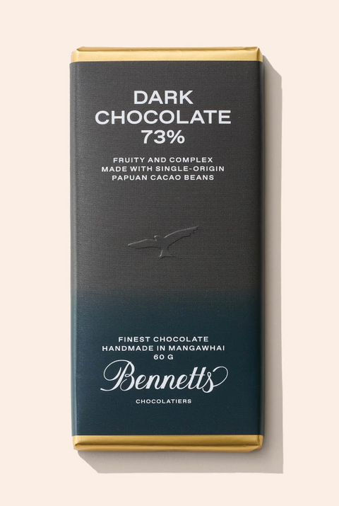 Bennetts 60g Bar Dark Chocolate