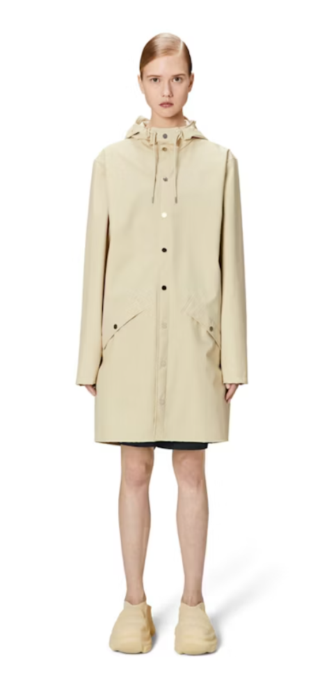Rains Long Jacket W3 Dune
