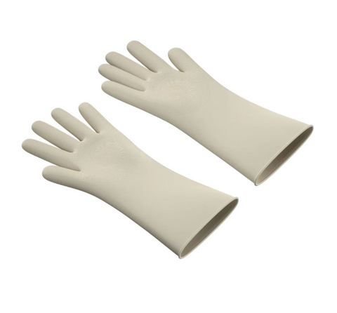 ETTA Silicone Dish Gloves, Size S/M, Sand