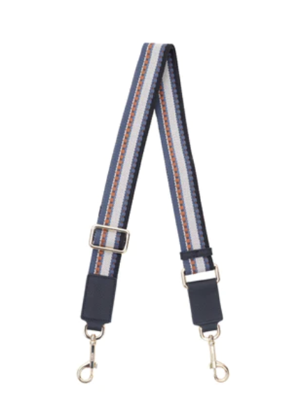 Saben Feature Strap Webbing B/W Multi Blue