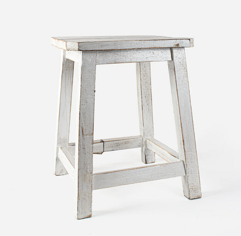 Florence Stool Square White