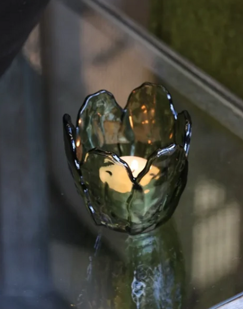 Floret Glass Candle Holder