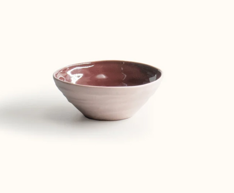 Gather BOWL Pink Clay / Merlot Extra Small