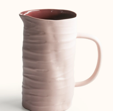 Gather Jug Pink Clay / Merlot Large