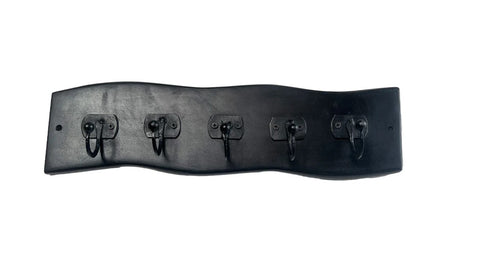 Iron and Mango Wood 5 Hook Hanger
