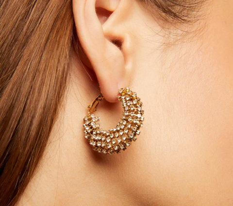 Izzia Strass Earrings