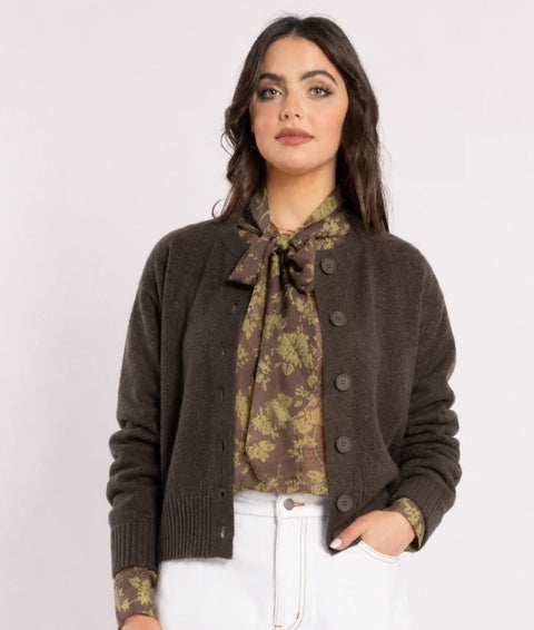 Jules Cardigan - Carob