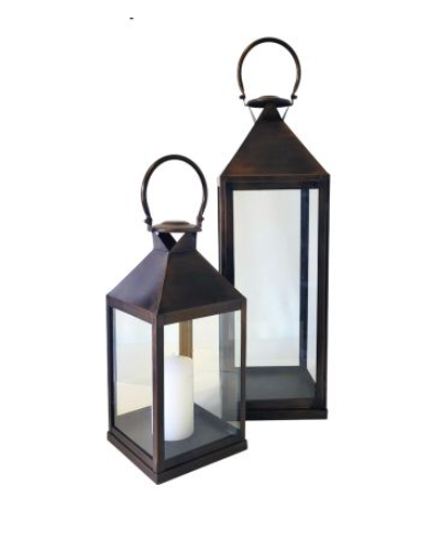 Long Island Lantern Tall in Dark Bronze