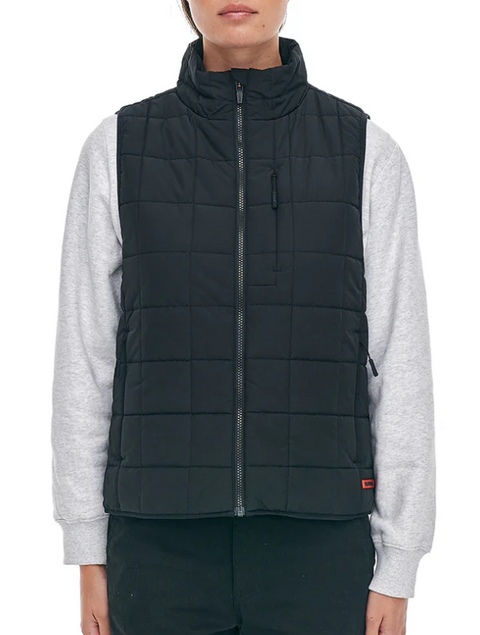 Huffer Low Loft Vest Black