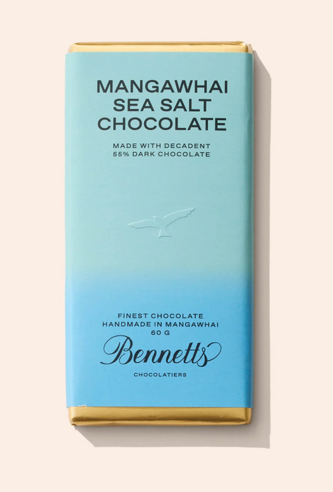 Bennetts 60g Bar Sea Salt Dark Chocolate