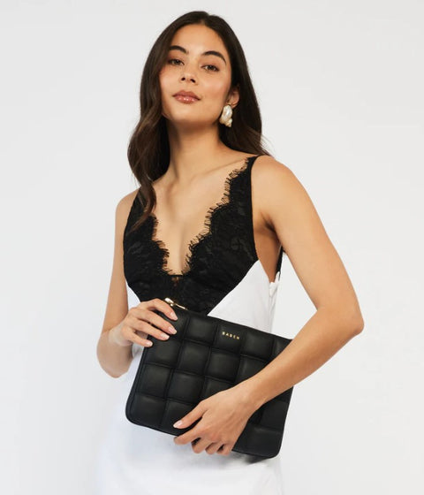 Matilda Shoulder Bag Woven BLACK