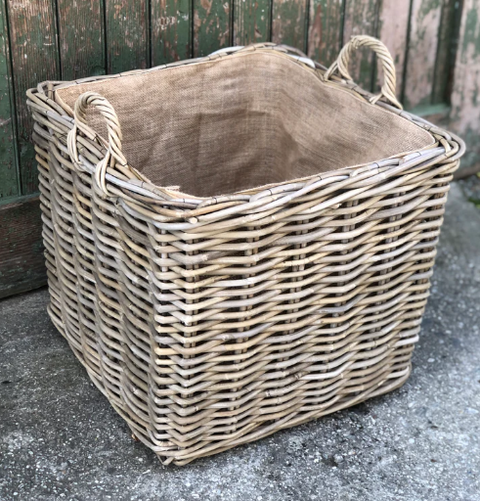 Medium Square Lined Basket