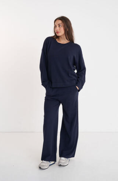 Huffer Merino Lounge Pant Midnight