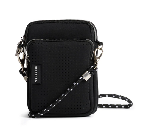 The Mimi - Neoprene Crossbody Bag Black