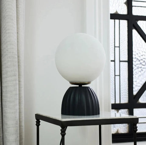 Orion Ribbed Orb Lamp