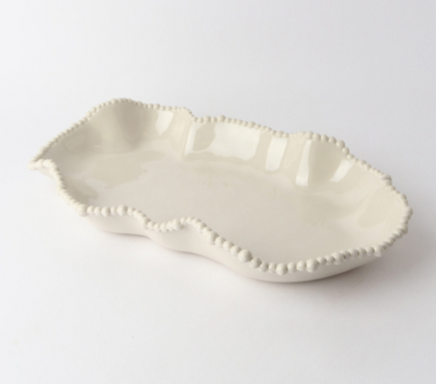 Melamine Pearl Serving Dish Sand