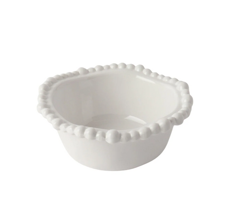 Melamine Pearl Snack Bowl 12cm White