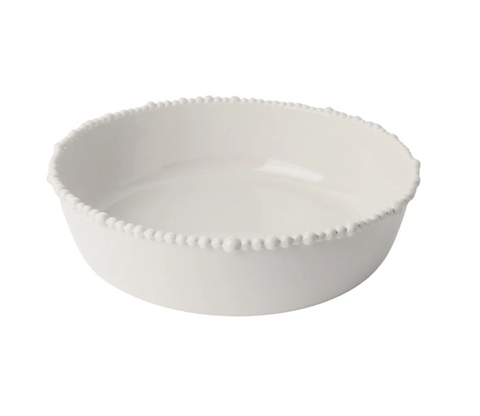 Melamine Pearl Upright Bowl 31 cm White