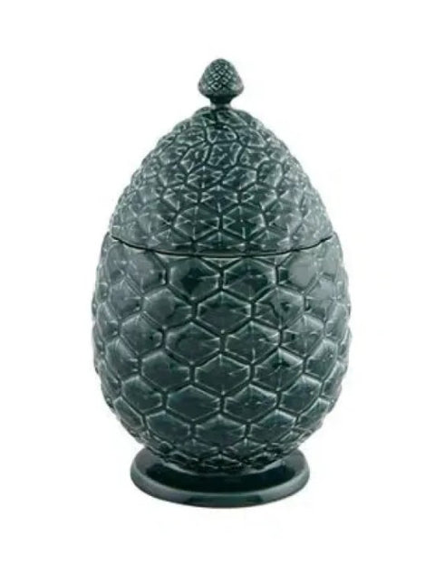 Green Pine Cone Box 24cm