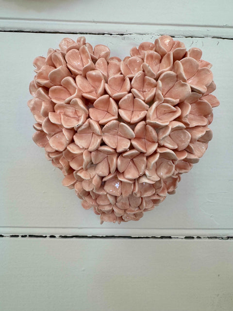 Pink Hydrangea Heart