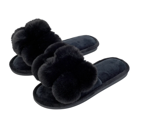 Luxe Slippers Black S/M