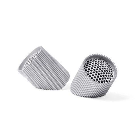 Ray - Set Magnetic BT Speakers Raw Aluminium