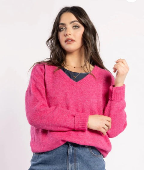 Rosalind Jumper -Carnation