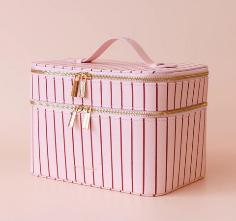 Rose Pinstripe Classic Vanity Case