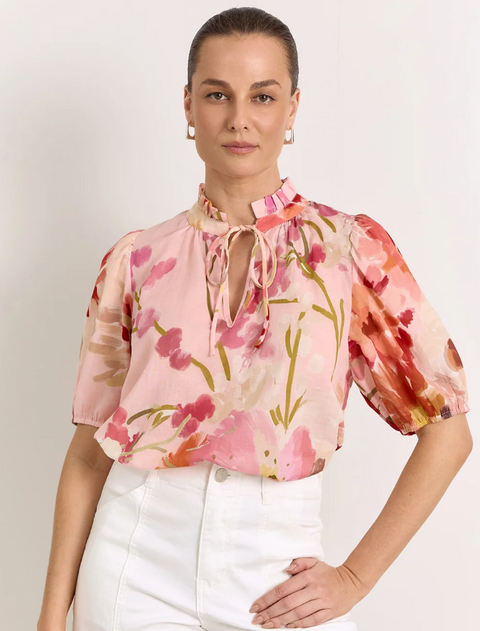 Sandra Cotton Top - Cotswolds