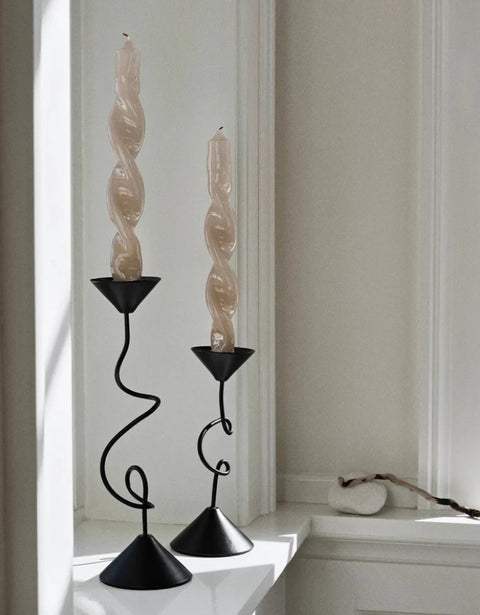 Broste Candleholder Selma Small Black