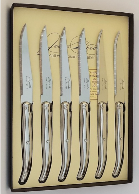 Stainless steel  6 steak knives gift box