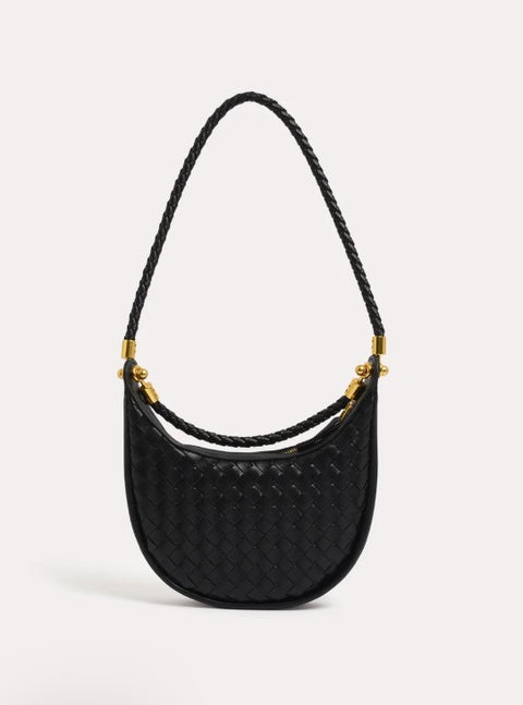 Sullivan Mini Plait Handbag - Black