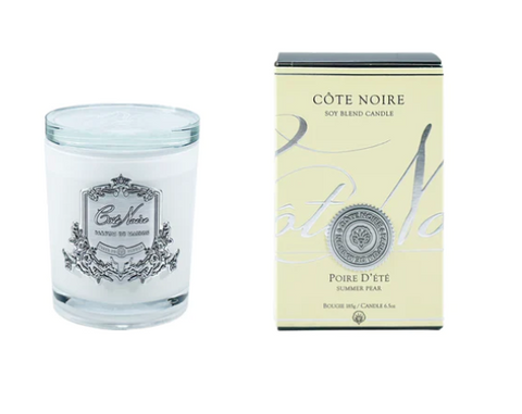 WHITE 185g Candle - Summer Pear