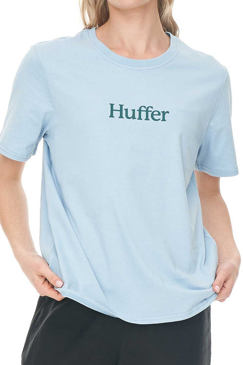 Huffer Classic Tee 170/Clear Y2K Blue