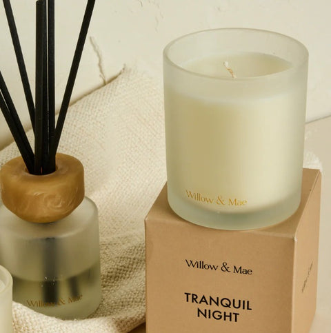 Tranquil Night Spiced Sandalwood + Amber 230g Soy Candle