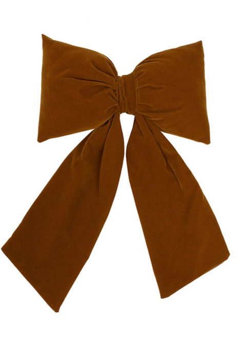 Velvet Bow w. Clip Tobacco LGE