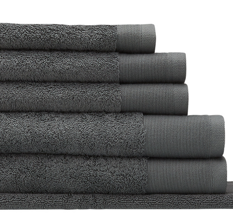 VIDA ORGANIC CHARCOAL HAND TOWEL