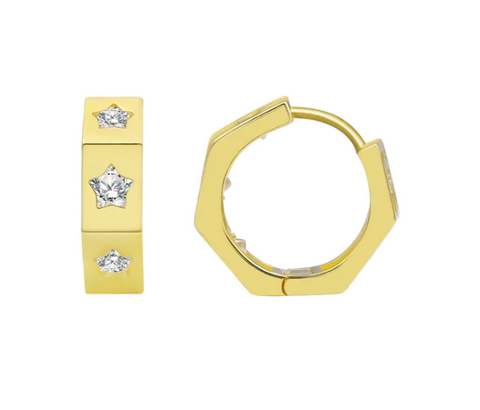 Whistledown Hoops 18K Gold Plated