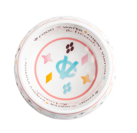 Chewy V White Bowl Small