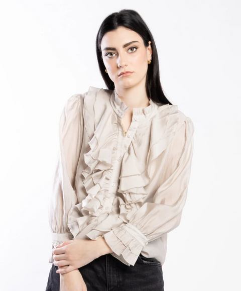 Willow Blouse - Tan