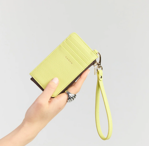 Winona Card Holder Wristlet Pistachio