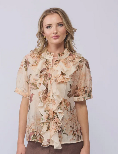 Wish Blouse - Blush Bloom
